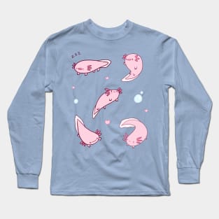 Cute axolotls Long Sleeve T-Shirt